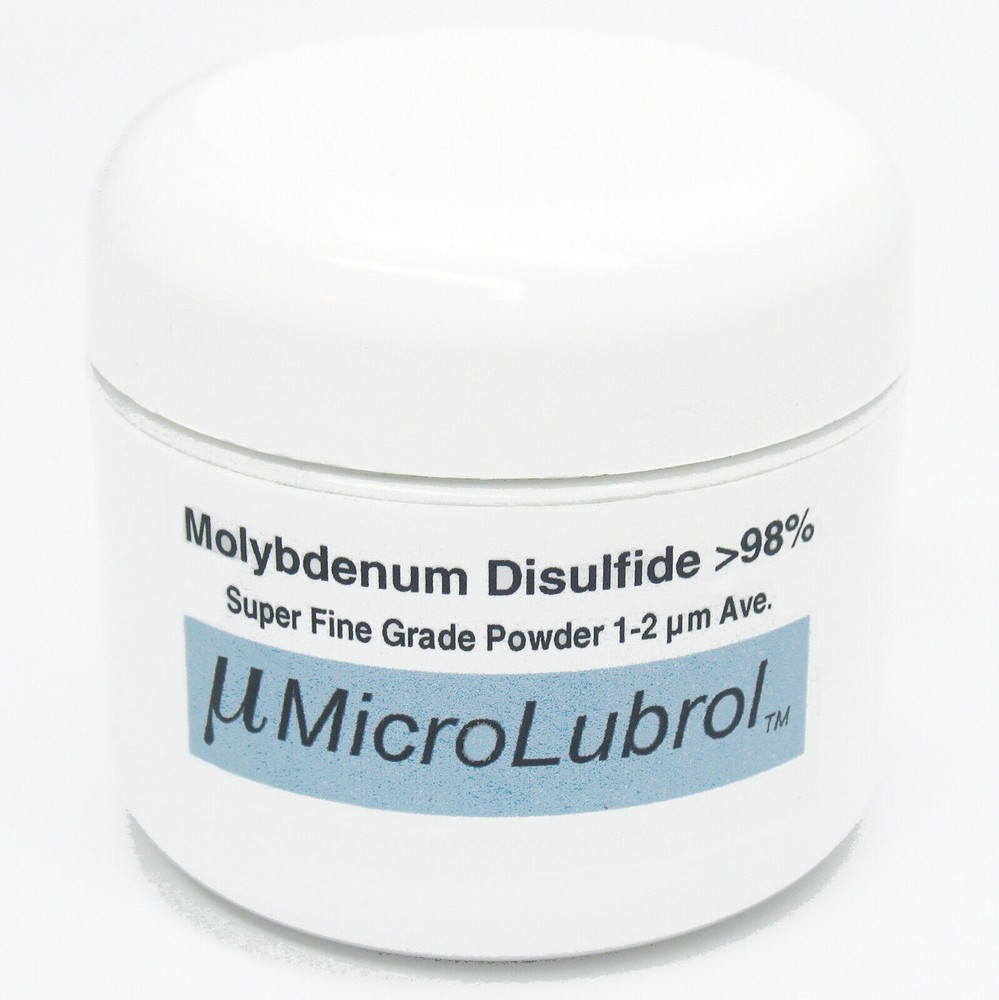 1 oz 28g MICROLUBROL MOLYBDENUM DISULFIDE Moly MoS2 Powder SUPER FINE 1-2 micron
