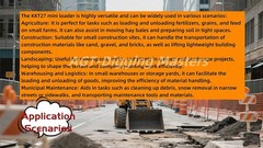 CFG KKT27 27HP MINI SKID STEER LOADER W/ KUBOTA DIESEL ENGINE-HYDRAULIC CONTROL