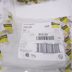 6 Pack Viega ProPress 79125 1/2″ x 1/2″ P1 x P2 Bronze Press Connection No Lead