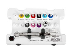 Dental Universal Implant Prosthetic Kit Torque Wrench Screw Drivers Remover 16pc