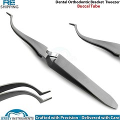 Orthodontic Buccal Tube Tweezer Dental Bracket Holding Placement Instrument New
