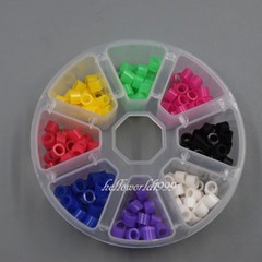 160 Pcs Dental Silicone Instrument Code Rings Autoclavable 135ºC 8 Color
