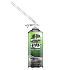 Sprayman Black Foam Sealant – Pond Waterfall Landscaping, 12oz 12 Pk – Straw Use