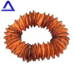 12″ × 25FT PVC Flexible Duct Hose for Ventilator Blower Fan w/ Rope & D-Ring