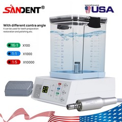 SANDENT Brushless LED Electric Micro Motor 1:5 Handpiece NO-LED LED Contra Angle