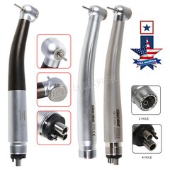 Dental Fiber Optic LED E-generator / High Speed Handpiece Turbine 2/4/6Holes USA