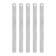 5pcs Mn Steel Feeler Gauge 0.02mm Thickness Metric Filler Thickness Gage