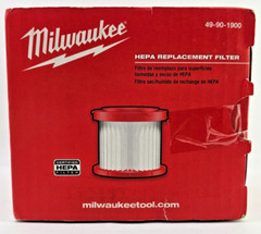 Milwaukee Tool 49-90-1900 Cartridge Filter, Fits Milwaukee 0880-20 Vacuum