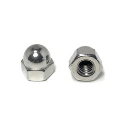 (50) 1/4-20 Stainless Steel Hex Acorn Cap Nuts (50 Pieces)