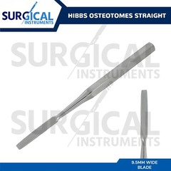 HIBBS Osteotome Surgical Orthopedic Instrument 9″ 3/8″ Straight German Grade