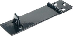 4Pcs 4Inch Black Padlock Hasp,Door Slide Latch Lock 4 Inch,