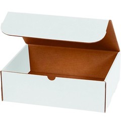 4x2x2 White Corrugated Shipping Mailers Packing Box Boxes Folding 50 100 To 1000