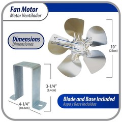 Appli Parts APFM-161E 16W refrigeration condenser and evaporator motor 115V 60Hz