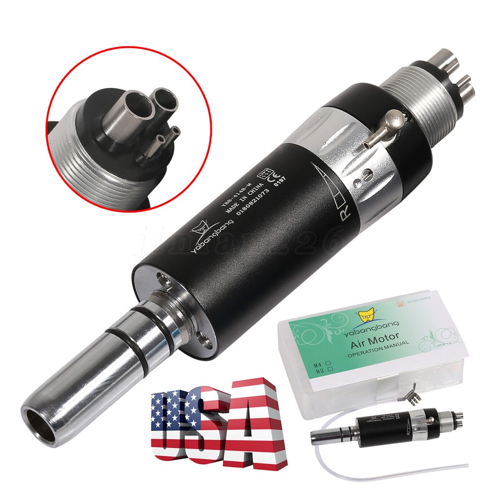 NSK Style Dental Slow Low Speed Air Motor Handpiece 2/4Hole Micromotor E-type st