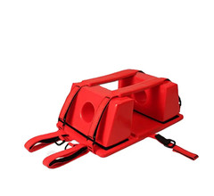 RITE CHOICE First AID Spine Board Head Immobilizer for Backboard Reusable – Red