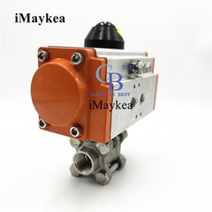 1/2″ NPT Pneumatic Air Actuator Ball Valve Single Acting Spring Return SS304