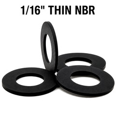 3/8″ ID x 7/8″ OD x 1/16″ NBR Oil Resistant Flat Washers Auto Repair Auto Body