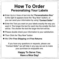 400 Personalized Return Address Labels Stickers 1/2 x 1 3/4 Waving American Flag