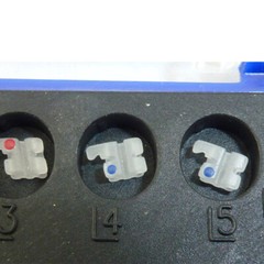 1/10PK Dental Brackets Orthodontic Ceramic Braces Clear MBT Roth 022 Hooks 3/345