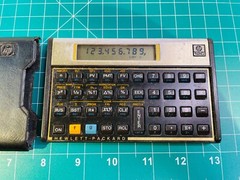 Vintage HP 12C Financial Calculator Original Cover Made in Malaysia Tested