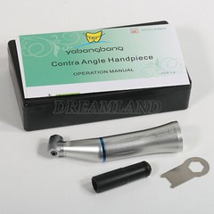 Dental Inner Water Spray Contra Angle Low Speed Handpiece Push Button