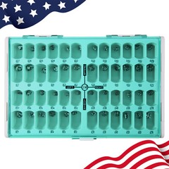 48 Sizes Stainless Steel Dental Kids Primary Molar Crowns Pediatric Crowns kit