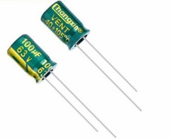 50~500pcs 63V 100UF-3300UF High Frequency Low Resistance Electrolytic Capacitors