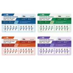 Dental Orthodontic Braces Monoblock Brackets Mini Roth/MBT 018/022 Hooks 3/345