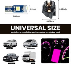 20PCS 3030-3SMD Super Bright LED Replacement Lights for Car Color: pink purple
