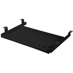Slide Out Under Desk Keyboard Tray Pull Out Keyboard Drawer Shelf w/ Pen Holder