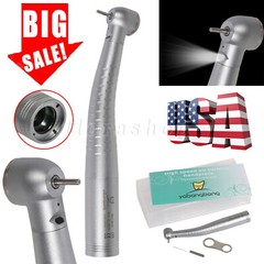 Dental Fiber Optic LED Handpiece High Speed / Quick Coupler 4/6 Hole KaVo Style