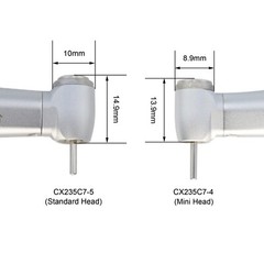 COXO Dental Electric Handpiece 1:5 Contra Angle Fiber Optic High Speed Bien Air