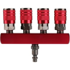 Aluminum Pneumatic Air Manifold – 5 Ports, Lightweight & Corrosion Resistant