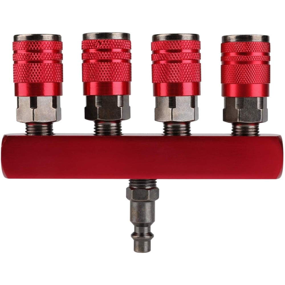 Aluminum Pneumatic Air Manifold – 5 Ports, Lightweight & Corrosion Resistant