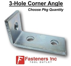 3-Hole (90 Degree) Corner Angle for Unistrut B-Line Channel 90 DEG #4651 P1346