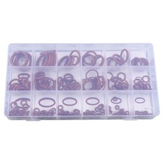 180 Pcs O-Ring Brown Metric FKM O-Ring Kit Fit High Heat Applications with Box