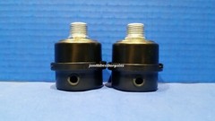 Air Compressor Intake Filter Silencer 1/2″ Inch NPT Metal Paper Element 2 Pack