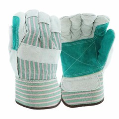 72 PAIR DOUBLE PALM SPLIT LEATHER PALM WORK GLOVES MEN’S LARGE BRAND NEW