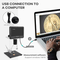 Andonstar 7″ LCD(HDMI)-AD246S-M, Digital Microscope-7″ (HDMI) 3 Lens AD246S-M