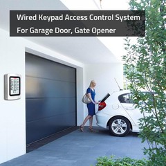 Wired Access Control Keypad Waterproof Keyless Entry System for Garage Door
