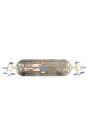 ALLTECH Glass 1000mL Syringe Port Sidearm PTFE Stopcock Gas Sampling Bulb Tube
