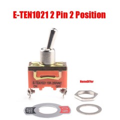 E-TEN1021/1221/1321 Rocker Switches Toggle Switch 2/3/4/6 Pin 2/3 Position 250V