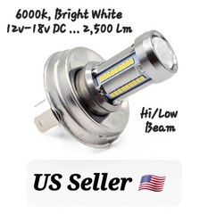 💡Super 12V Hi/Lo LED Headlight Bulb for Massey Ferguson 240 / 290 / 298 ⬆️Visib