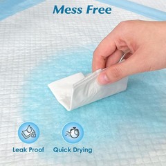 Wowflash 100 Count 22 X 22 Super Absorbency Disposable Underpads Leakproof