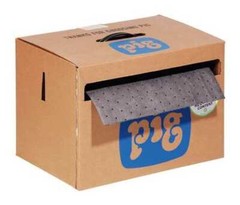 Pig Mat141 Sorbents, 9.8 Gal. Universal Absorbed, Gray, Polypropylene