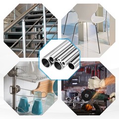 304 Stainless Steel Tube 6mm ID 10mm OD 250mm Length Metal Pipe Tubing
