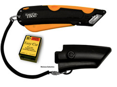 Easy Cut 1000 ORANGE Safety Box Cutter Knife+ Easy Cut 81 Count Box of Blades