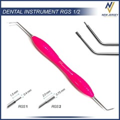 Dental Instrument RGS 1-2 / 3-4 Silicone Handle Depth Dimensions for Restoration