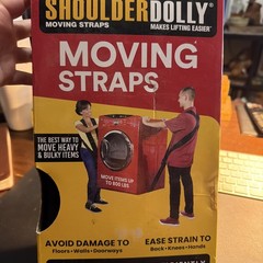 Shoulder Dolly Moving Straps Lifting System – 800 lb Capacity