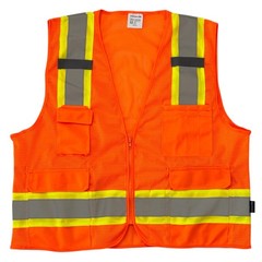 Safety Vest Orange 2Tone UCSV302 by United CSS